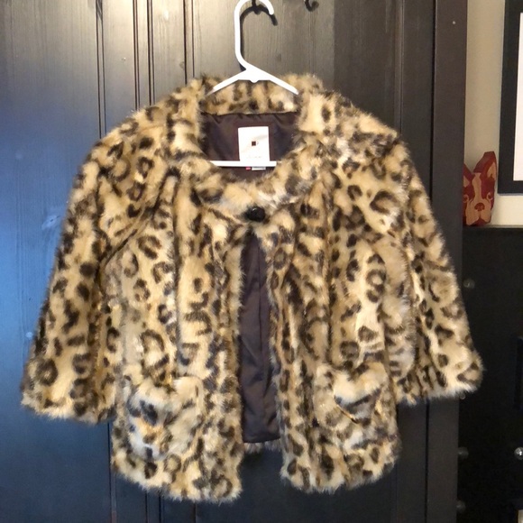 Anthropologie Jackets & Blazers - Anthropologie Leopard Faux Fur Coat 🧥